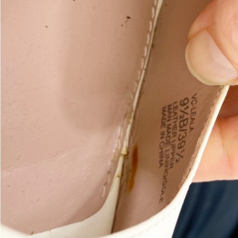 Elegant Cream Peep-Toe Women's Shoes - Picture 5 of 5